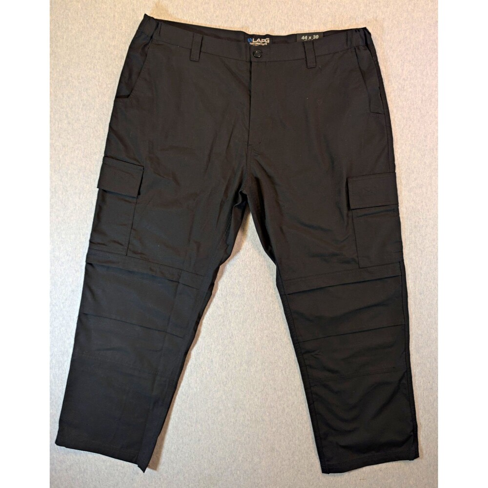 LAPG Core Cargo Pants Men’s Regular 44x30 Black Cotton Blend BTP9001